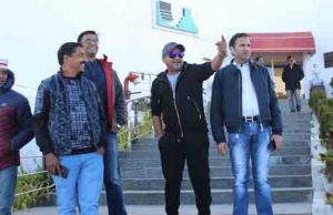 Music Director Sajid Khan enjoys Winter in Mussoorie