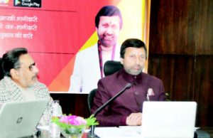 Finance Minister Pant interacts with people on Budget 2019-20