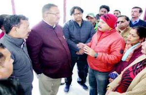 MLA Joshi inspects under-construction hospital
