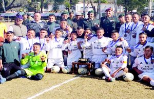1/3 GR wins Inter Unit Football Championship