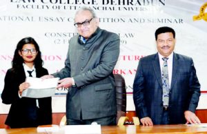 National Seminar on Constitution and Future of India at Law College Dehradun