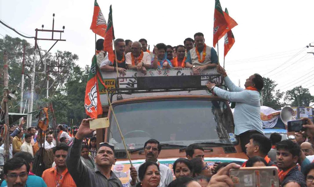 BJP takes out rally to thank voters | Garhwal Post