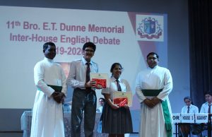 11th Bro. E.T. Dunne Memorial English and Hindi Debate Competition held at St Joseph’s Academy