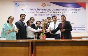Paperless Trial Advocacy Competition held at Law College Dehradun
