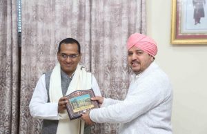 Shaurya Doval pays obeisance at Guru Ram Rai Darbar