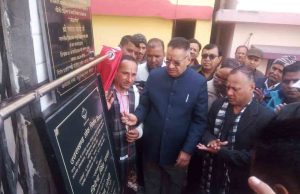MLA Joshi lays foundation stones of development works