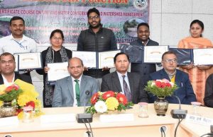 Certificate Course on ‘Soil & Water Conservation and Watershed Management’ concludes at IISWC