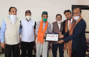 Doctors felicitated in Mussoorie