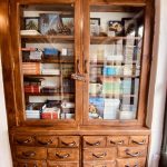 A cupboard full of books