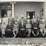 A meeting of friends at the Club (circa 1950s)