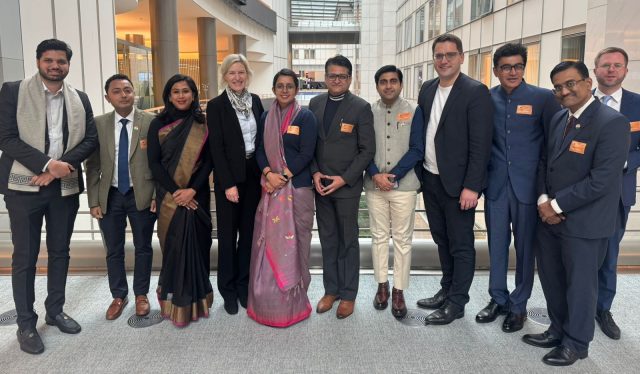 BJYM VP Neha Joshi attends India-NATO Public Policy Dialogue in Brussels
