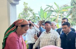 Dhami celebrates Holi in hometown