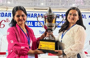 Winners of National Level Debate felicitated at DAV PG College