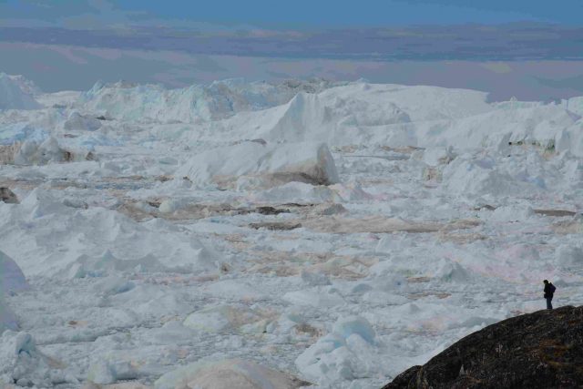 1.At the Northern Hemisphere's most productive glacier - Jakobshavn in Greenland