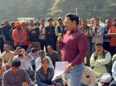 Jaunpur-Jaunsar Lakhwar Dam-affected residents stage protest alleging violation of locals’ rights