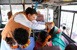 CM flags off Gangotri pilgrimage for senior citizens