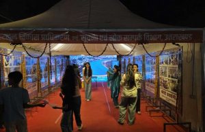 Information Dept stall draws crowds at Virasat Mela