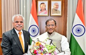 Prof BKS Sanjay, President, AIIMS Guwahati, calls on Assam Governor