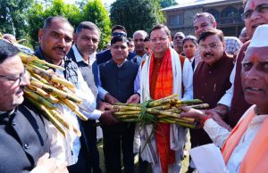 Dhami assures Haridwar farmers of positive action on sugarcane prices, other demands
