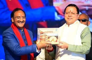 Dhami vows support for cultural renaissance at Sparsh Himalaya Mahotsav in Lekhak Gaon