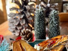 Honey Glazed Pears with Bandel Cheese