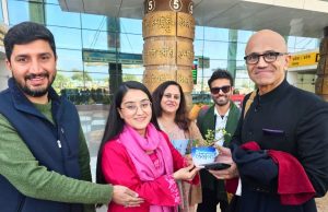 Vidushi Nishank invites Microsoft CEO Nadella for ‘Veda World Peace Conference’