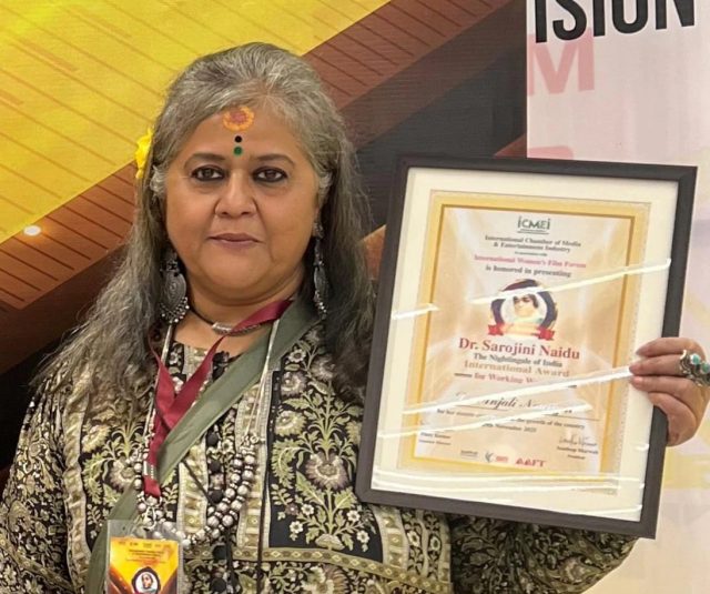 9th Dr Sarojini Naidu International Award for Working Women Ceremony held at Marwah Studios