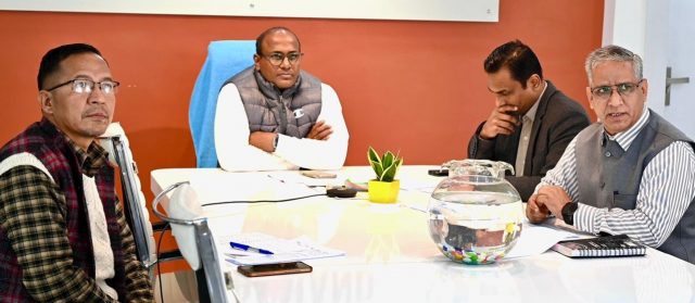 CEO Purushottam chairng meeting on SIR