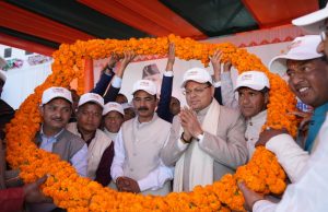 Dhami inaugurates Saansad Khel Mahotsav in Almora, announces new sports projects
