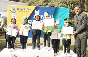 Graphic Era School hosts Sports Day, Arjun Trivedi emerges first