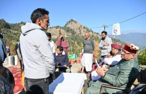 Minister Joshi on Kumaon tour; interacts with residents of his native village