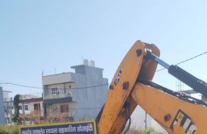 Nagar Nigam clears encroachments on municipal land in Dandakhond