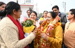VS Speaker gets grand welcome in Kotdwar after SC nod for road construction