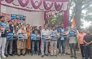 Mussoorie’s lifeline snarled in traffic: Congress stages sit-in at Bailey bridge