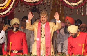 Hoisting of ‘Jhande Ji’ held at Guru Ram Rai Darbar