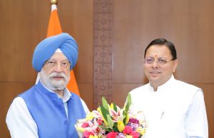 Dhami calls on Puri, seeks assured LPG supply for Char Dham Yatra