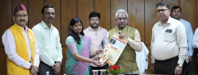 Madan Kaushik at review meeting