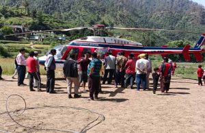 Helicopter hits high-tension line in Tehri, makes emergency landing