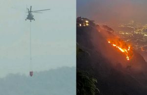Massive Forest Fire in Kasauli brought under control through Joint Operations