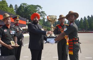 Gov Gurmit Singh motivates 7th batch of Agniveers at POP in Shillong to serve nation