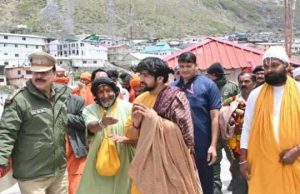 Dhirendra Shastri in Badrinath on 22 day spiritual retreat
