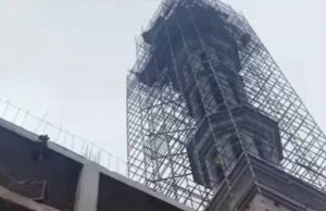 Laksar mosque minaret row resurfaces, admin conducts fresh inspection