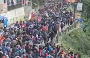 Unprecedented influx of devotees gathers for Kedarnath pilgrimage