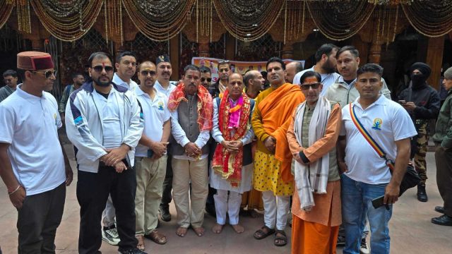 APS Manveer Chauhan at Yamunotri on Yoga Day