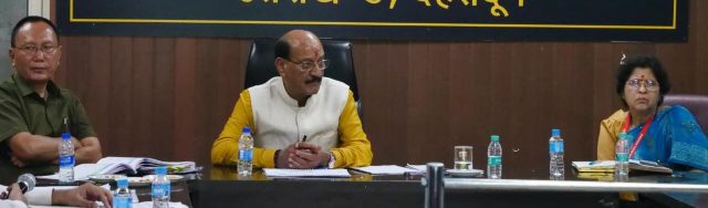 APS Minister Subodh Uniyal chairing meeting on Ayushman Bharat