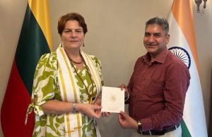 Secretary Deepak Kumar meets Lithuanian Ambassador; discusses Sanskrit Heritage