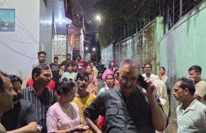 Retaining wall collapses in Doon due to heavy rain, several houses damaged, one injured