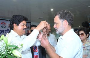 Rahul Gandhi condoles death of Cong worker, holds party meetings ahead of ‘Chhatron Ki Goonj’