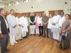Former MLAs call on Dhami to congratulate him on longest tenure as CM