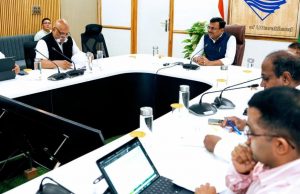 CS Bardhan reviews NABARD projects with senior officials